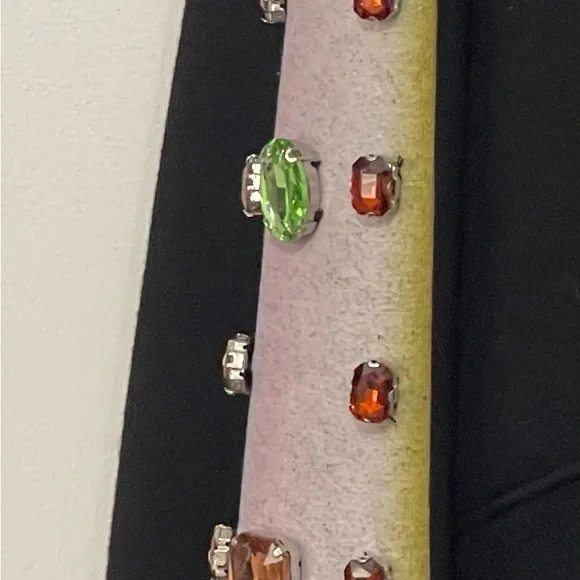 NWOT - Cynthia Rowley Black Gemma Sweatshirt LARGE | NO GEMS MISSING - Picture 4 of 10